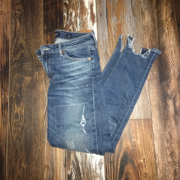 Lucky Brand Denim - lucky brand ankle distressed jeans